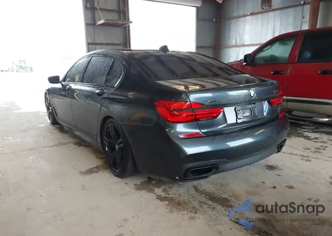 2016 BMW 750I xDrive из США, поврежденный, VIN WBA7F2C57GG415668
